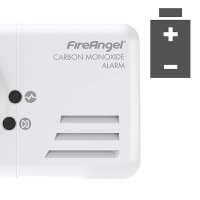 Battery Powered CO Alarms