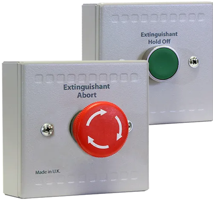 Extinguishant Buttons & Switches