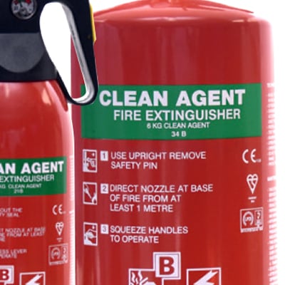Clean Agent Fire Extinguishers