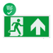 ESP Duceri 3W LED Emergency Self Test Exit Box - Up