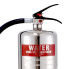 Jewel 6 Litre Water Stainless Steel Fire Extinguisher (6WSX)