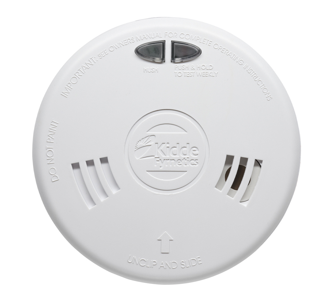 Kidde Slick 2SFW Mains Powered Optical Smoke Alarm with 9v