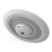 Lumi-Plugin LED Downlight & CO Alarm - Cool White (4000K)