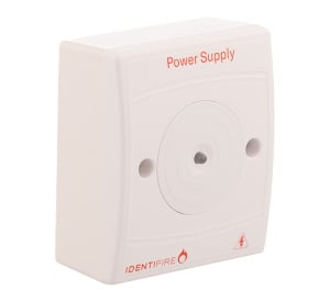 Vimpex Identifire Single Gang PSU 12/24V, White, Surface (10-3010WSG-S)
