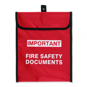 Firechief Red Soft Pack A4 Fire Safety Document Holder (HSDA4)
