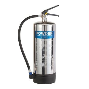 Firechief Elite 6kg Powder Stainless Steel Extinguisher (PXP6)
