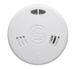 Kidde Slick 2SFW Mains Powered Optical Smoke Alarm with 9v Back-Up Battery