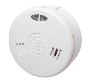 Kidde Slick 2SFW Mains Powered Optical Smoke Alarm with 9v Back-Up Battery