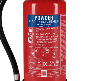 Ceasefire 4kg B Plus Powder Fire Extinguisher (CF-000737A)