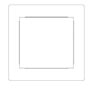 Fike CIE-A-200 / CIE-A-400 Large Bezel for Duonet Panel Replacement (540-0031)