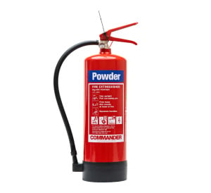 Commander 6kg Dry Powder Fire Extinguisher (FX-PWD-006-DCF)