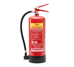 Commander 6 Litre PFAS Free Wet Chemical Fire Extinguisher (FX-WCH-006-DCF)