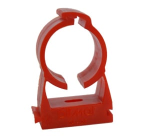 AirSense Closed Pipe Clip (Red, Pack of 100) (9-10954-100)