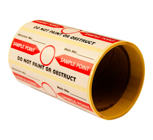 AirSense Sampling Point Warning Labels (Roll of 100) (9-10960)