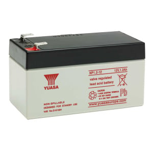 Yuasa NP1.2-12 12v 1.2Ah Sealed Lead Acid Battery