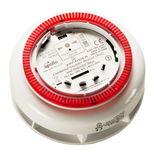 Apollo XPander Combined Sounder Beacon Base (Red) - XPA-WB-14037-APO