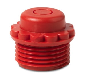 Siemens Locking Plug M20 x 1.5 (1 hole) (Red) (Pack of 10) (A5Q00006735)