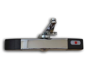 Geofire Agrippa Wireless Sound-Activated Fire Door Closer (Polished Chrome) (3-80-0072)