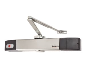 Geofire Agrippa Wireless Sound-Activated Fire Door Closer (Silver) (3-80-0070)