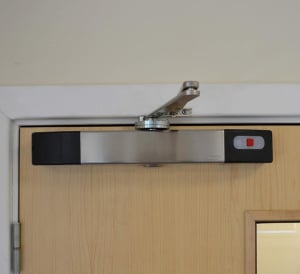 Geofire Agrippa Wireless Sound-Activated Fire Door Closer (Stainless Steel) (3-80-0073)