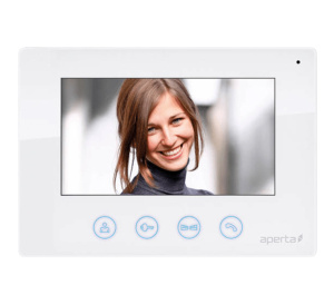 ESP Aperta Colour Video Door Entry Monitor (White) (APMONW)