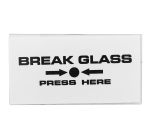 C-TEC Spare Glass for KAC Break Glass Manual Call Points (BF371)
