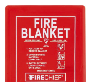 Firechief 1.2m x 1.2m Rigid Case Fire Blanket (BPR2/K40)