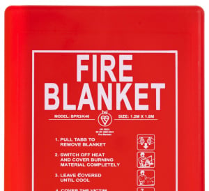 Firechief 1.2m x 1.8m Rigid Case Fire Blanket (BPR3/K40)