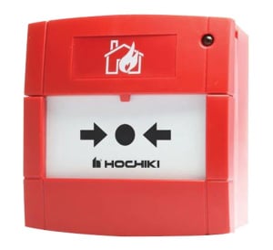 Hochiki CDX Conventional Manual Call Point with LED & Backbox (Red) (CCP-E(LED)
