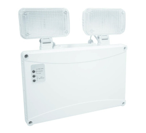 Hispec Congo 2W LED Emergency Twin Spot (HSEMLEDTS)