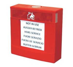 Siemens DMA1192-AA Manual Call Point Housing with Glass and Key (Red) (BPZ:5222870001)