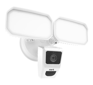 ESP Fort Wi-Fi Smart Security Twin Spotlight with Camera (White) (ECSPCAMFLW)