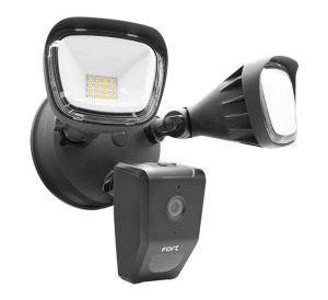 ESP Fort Wi-Fi Smart Security Floodlight with Camera (Black) (ECSPCAMSLB)