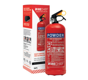 Firechief 2kg Dry Powder Fire Extinguisher - Retail Packaged (FAP2/RETAIL)