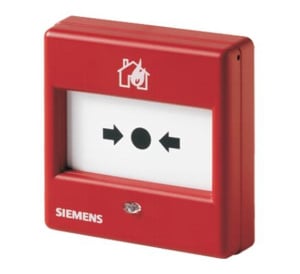 Siemens FDM225-RP Cerberus PRO Manual Call Point with Resettable Element (Red) (No Backbox) (A5Q00012020)