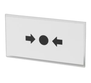 Siemens FDMG295 Spare Glass for FDM225-RG / FDM226-RG Manual Call Points (A5Q00013442)