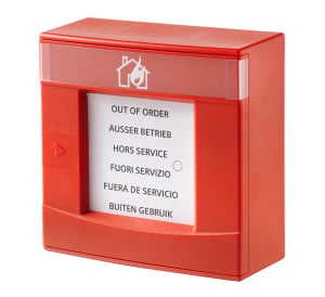 Siemens FDMH273-R SWING Wireless Red Call Point Housing with Glass & Key (Requires 1x FDME273) (S54323-B109-A1)