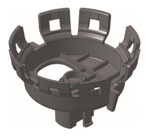 Siemens FDUD491 Cerberus PRO Detector Exchanger Adaptor for ASA Detector Heads (S54319-F18-A1)