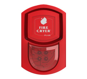 Vimpex Fire-Cryer Plus Voice Sounder Beacon - Red Body, Red Beacon, Deep Base IP66 (FC3/A/R/R/D)