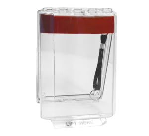 FMC Call Point Protective Cover with Alarm - Red - Flush/Surface Mount (FMCCPC1)
