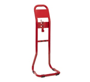 Firechief Flat-Pack Single Tubular Stand - Red (FPSR1)