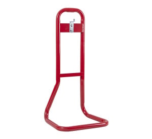 Firechief Tubular Single Fire Extinguisher Stand - Red (FTSR1)