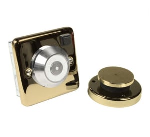 Geofire Decorative 230V Electromagnetic Fire Door Holder (Brass) (3-59-0302-E001)
