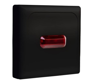 Global Fire Conventional Remote Indicator with Flashing LED (Black) (GFE-C-REM-IND-BLK)