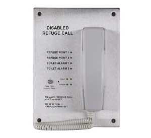 Kentec Safe-Point 2-Way Disabled Refuge Control Panel - Radial Wired - Surface Mounting (K41102SST)