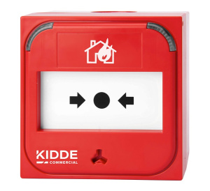 Kidde Intelligent Addressable Manual Call Point (No Back Box) (Red) (KE-DM3010R)