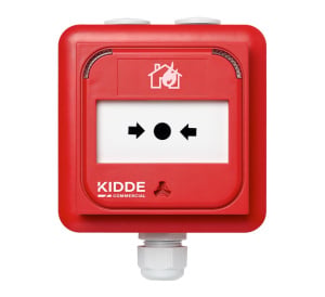 Kidde Intelligent Addressable Weatherproof Manual Call Point (Red) (KE-DM3010R-IP)