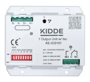 Kidde Intelligent Addressable Single Output Unit with Isolator (KE-IO3101)
