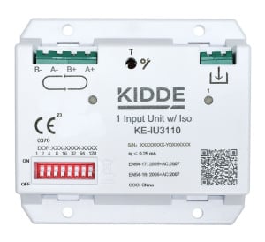 Kidde Intelligent Addressable Single Input Unit with Isolator (KE-IU3110)
