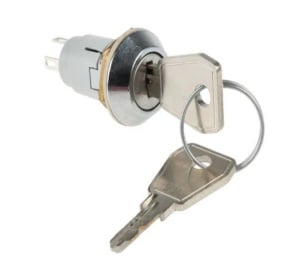 Kentec B1828 Replacement Enable Control 2-Position Keyswitch